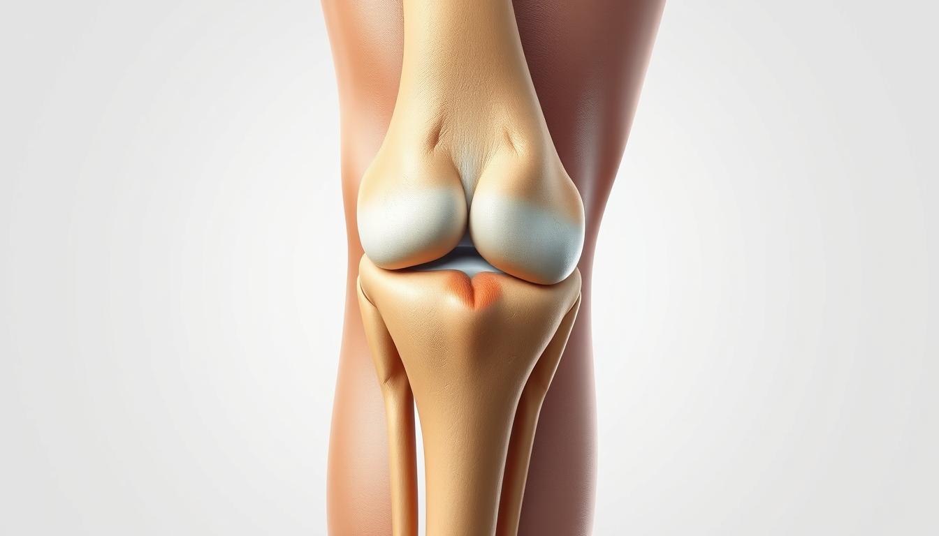 A detailed anatomical illustration of the four major knee ligaments in a realistic, high-resolution style. The ligaments are prominently featured in the foreground, with subtle hints of the surrounding bone and cartilage structures in the middle ground. The lighting is soft and diffused, emphasizing the intricate textures and contours of the ligaments. The background is a clean, neutral palette that allows the ligaments to stand out. Rendered by "Dr Aniket Patil", a renowned medical illustrator, to precisely depict the key components of the knee joint.