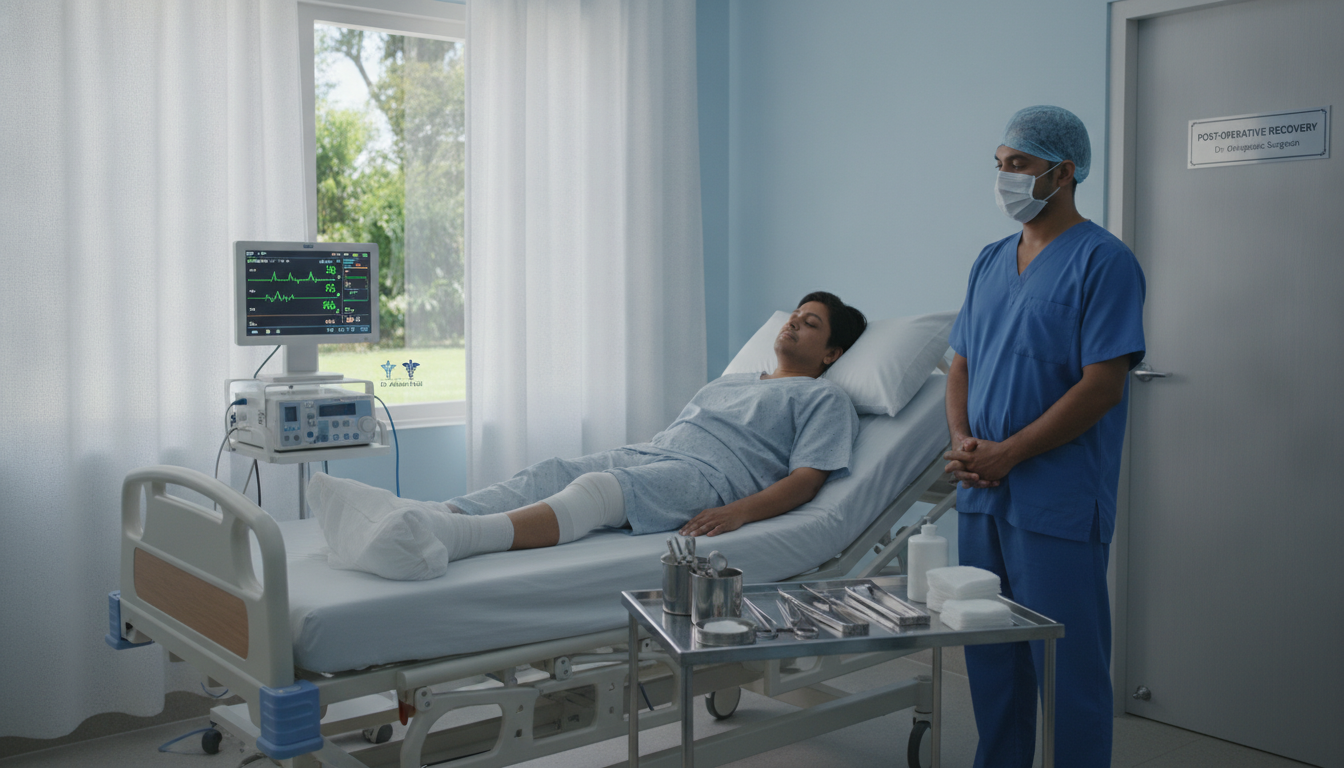 post-operative care knee arthroscopy