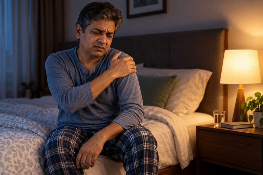Shoulder pain at night